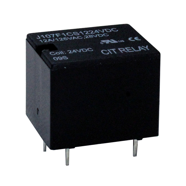 J107F1CS1224VDC.36 CIT Relay and Switch  Power Relays Over 2 Amps